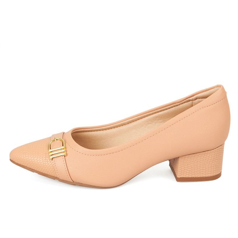 Tacón-Cerrado-Medio-Para-Mujer-Nude-Modare-Talla-35-0