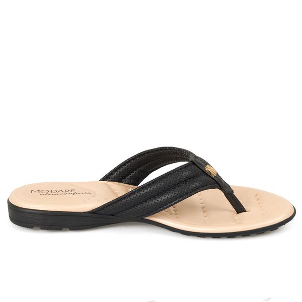 Sandalias Planta Baja Para Mujer Negro Modare