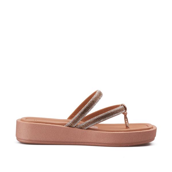 Sandalias Planta Media Para Mujer Gris Beira Rio