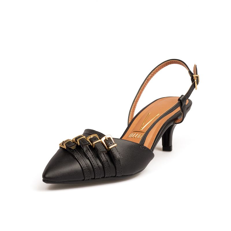 Tacón-Destalonado-Medio-Para-Mujer-Negro-Vizzano-Talla-37-2