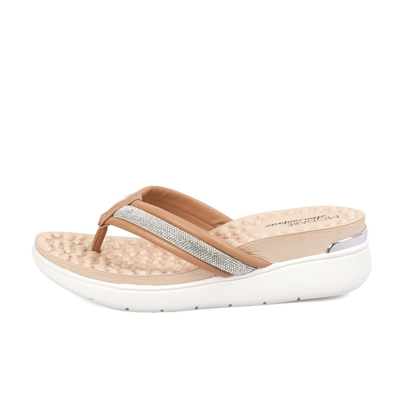 Sandalias-Tres-Puntadas-Planta-Media-Para-Mujer-Nude-Modare-Talla-36-0