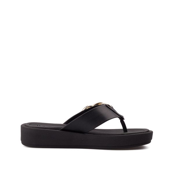 Sandalias Planta Media Para Mujer Negro Beira Rio