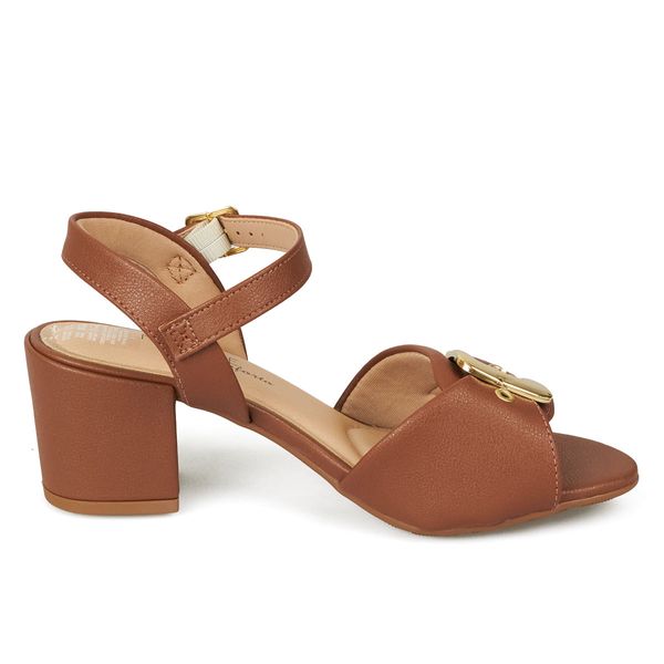 Sandalias Tacón Alto Para Mujer Cafe Modare