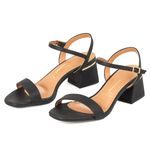 Sandalias-Tacón-Medio-Para-Mujer-Negro-Vizzano-Talla-36-3