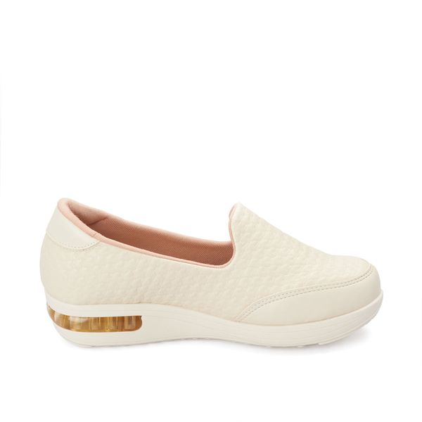 Mocasines Planta Baja Para Mujer Blanco Modare