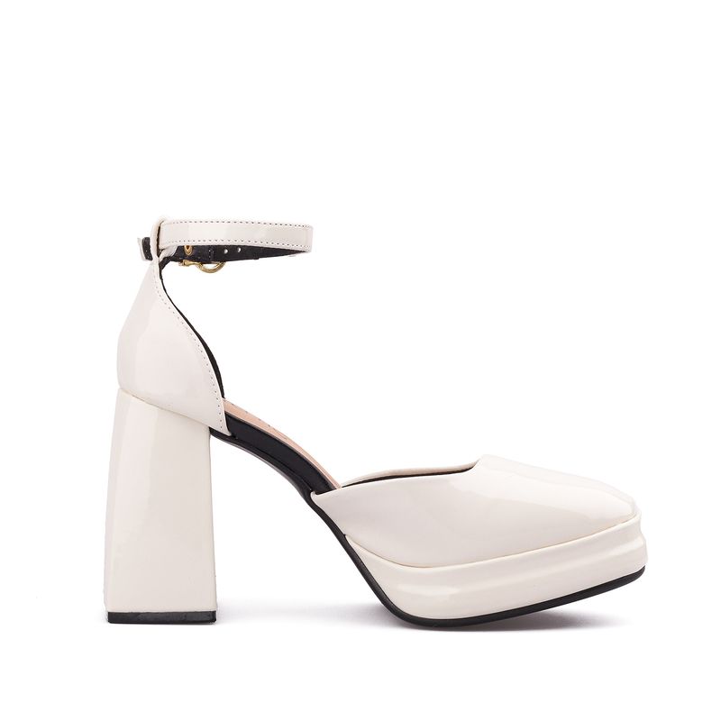 Tacón-Cerrado-Alto-Para-Mujer-Blanco-Beira-Rio-Talla-35-0