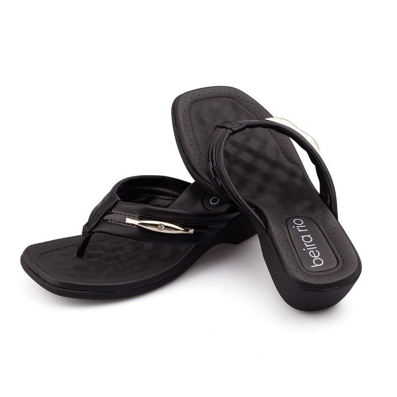Sandalias-Tres-Puntadas-Planta-Media-Para-Mujer-Negro-Beira-Rio-Talla-35-5