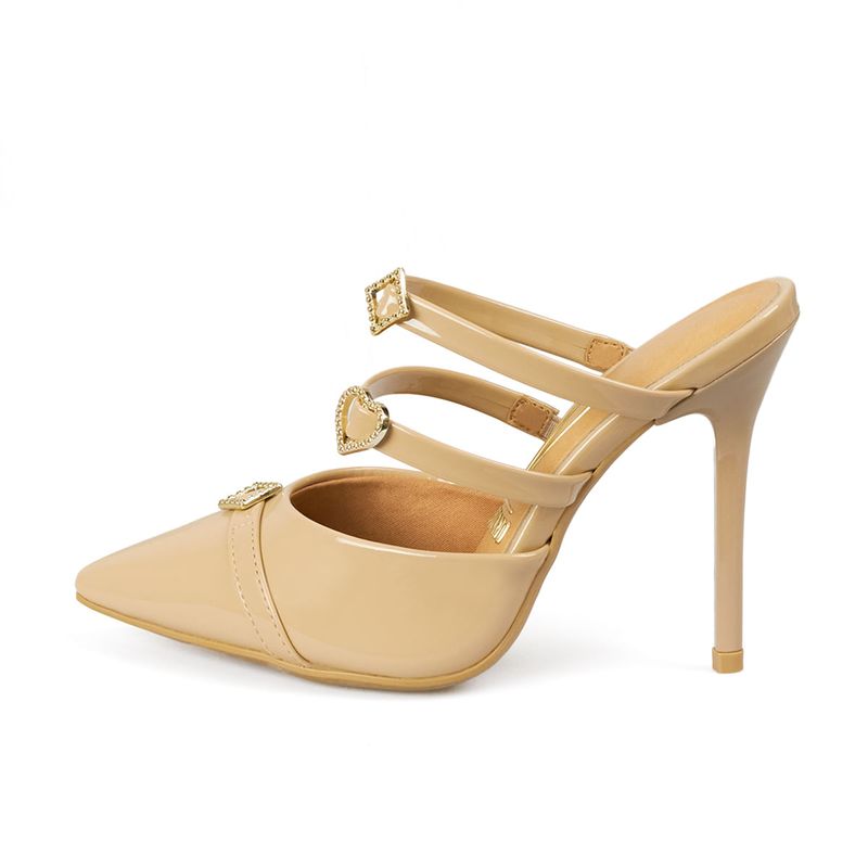 Tacón-Destalonado-Alto-Para-Mujer-Beige-Vizzano-Talla-34-0
