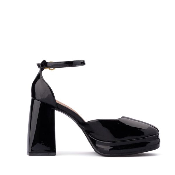 Tacón Cerrado Alto Para Mujer Negro Beira Rio