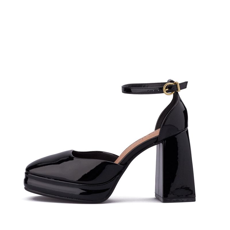 Tacón-Cerrado-Alto-Para-Mujer-Negro-Beira-Rio-Talla-35-0