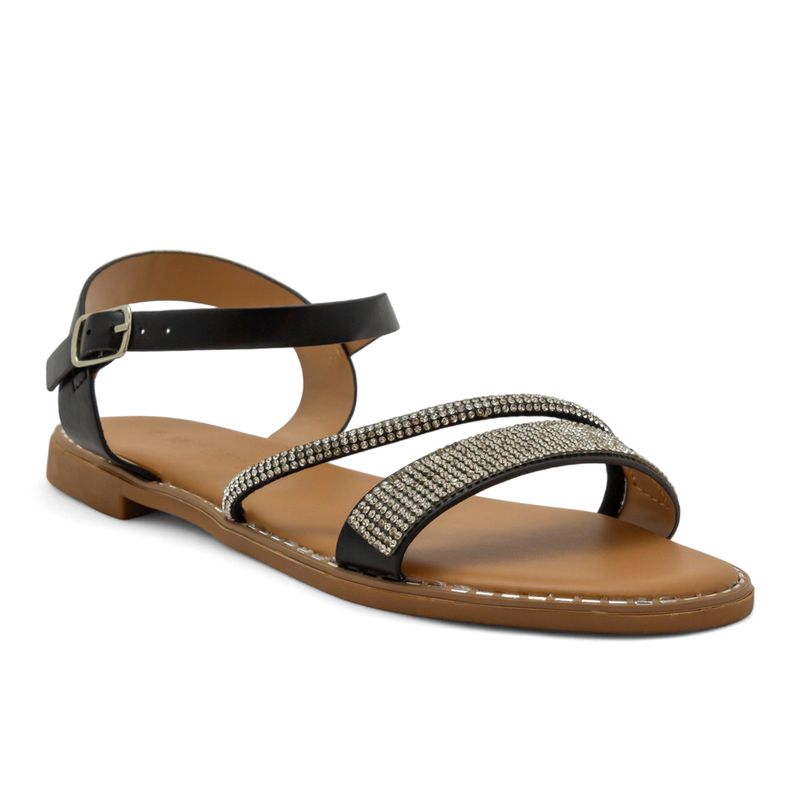 Sandalias-Planta-Baja-Diseño-Mujer-Negro-Via-Spring-Talla-37-2