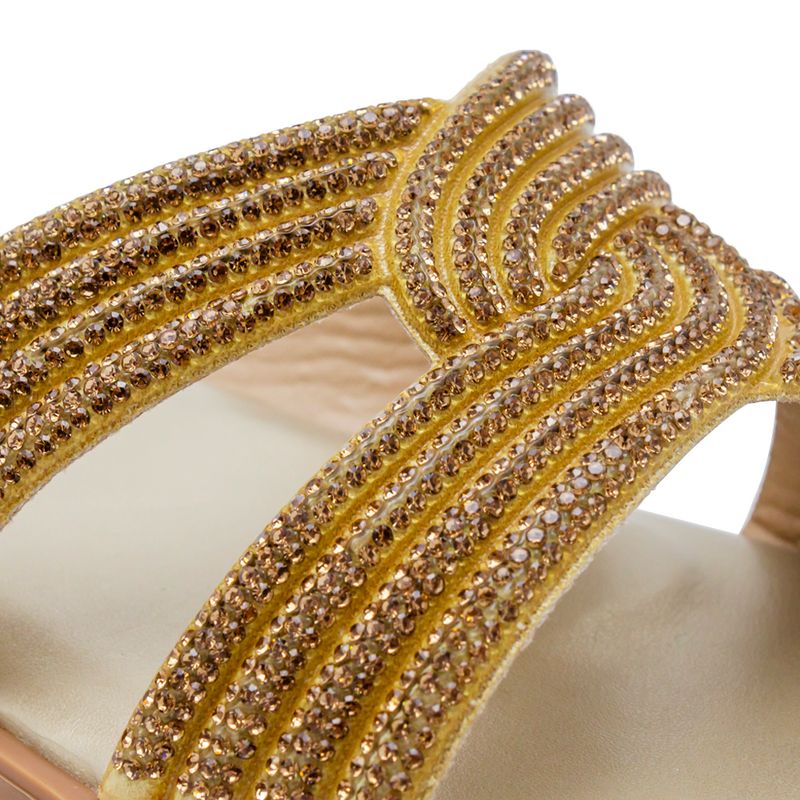 Sandalias-Planta-Baja-Diseño-Mujer-Dorado-Via-Spring-Talla-37-5