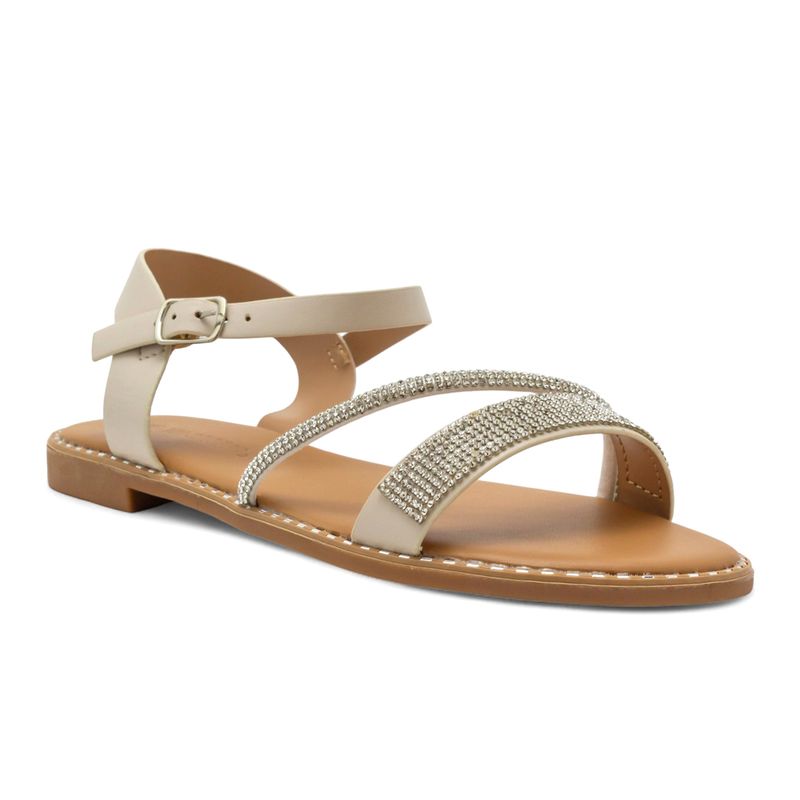 Sandalias-Planta-Baja-Diseño-Mujer-Blanco-Via-Spring-Talla-39-2