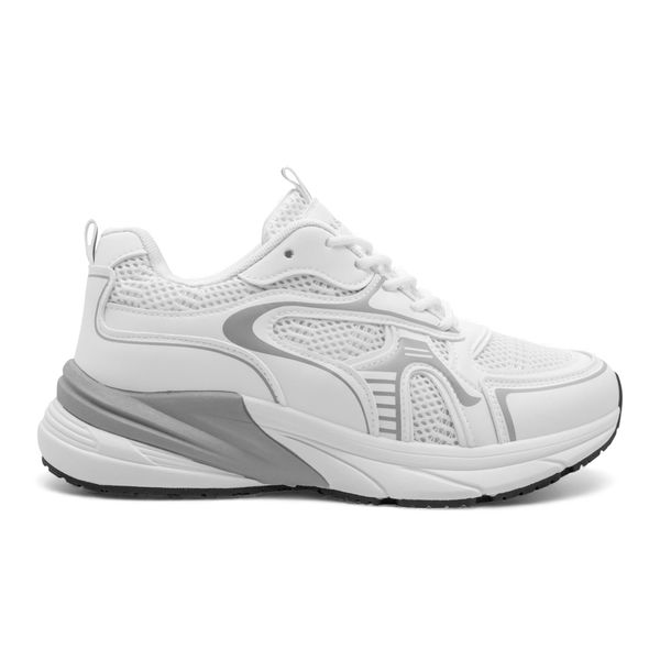 Tenis Planta Baja Basico Mujer Blanco Via Spring