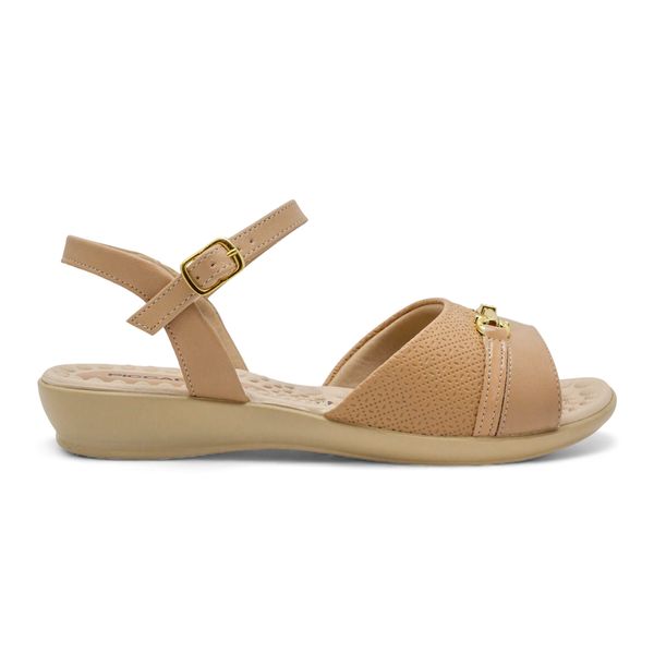 Sandalias Planas Para Mujer Piccadilly Confort Beige
