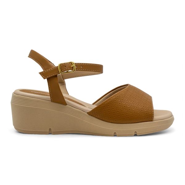 Sandalias Plataforma Media Para Mujer Piccadilly Confort Café