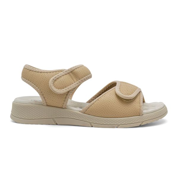 Sandalias Con Doble Ajuste Para Mujer Confort Piccadilly Beige