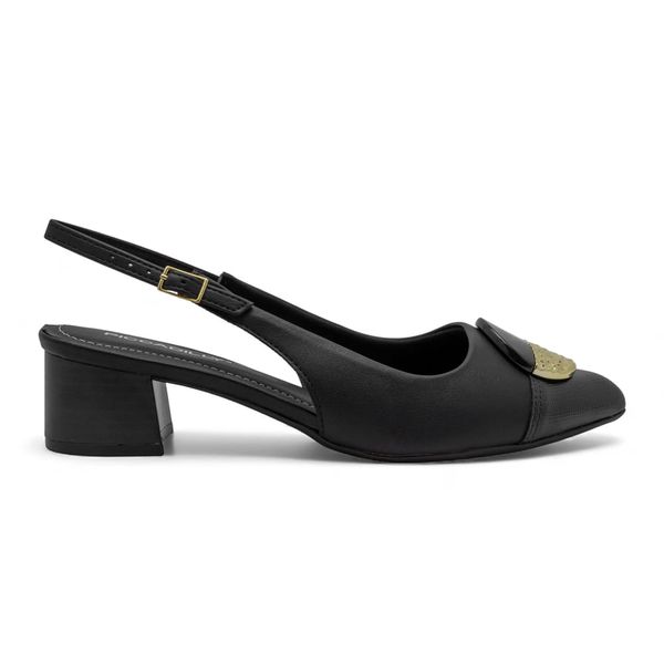 Tacon Bajo En Punta Para Mujer Piccadilly Negro