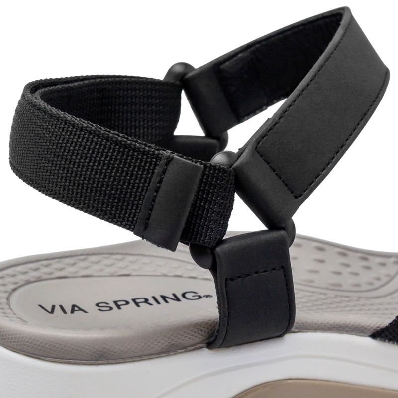 Sandalias-Con-Correa-Negro-Via-Spring-Mujer-Talla-37-5