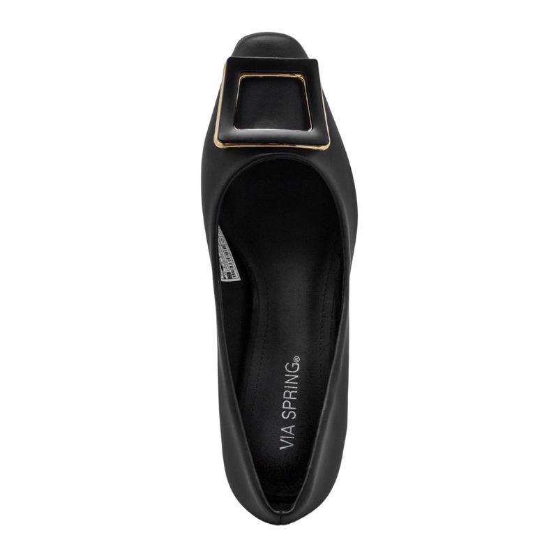 Zapato-Con-Tacón-Bajo-Via-Spring-Negro-Mujer-Talla-37-3