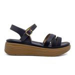 Sandalias-Con-Plataforma-Azul-Ajustables-Via-Spring-Mujer-Talla-37-0