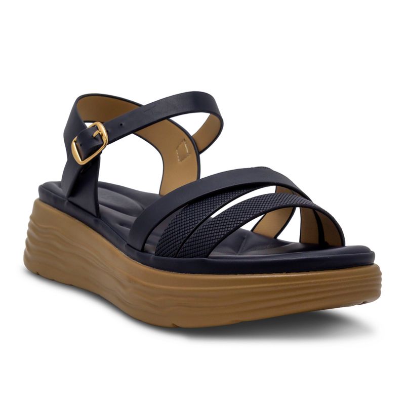 Sandalias-Con-Plataforma-Azul-Ajustables-Via-Spring-Mujer-Talla-39-2