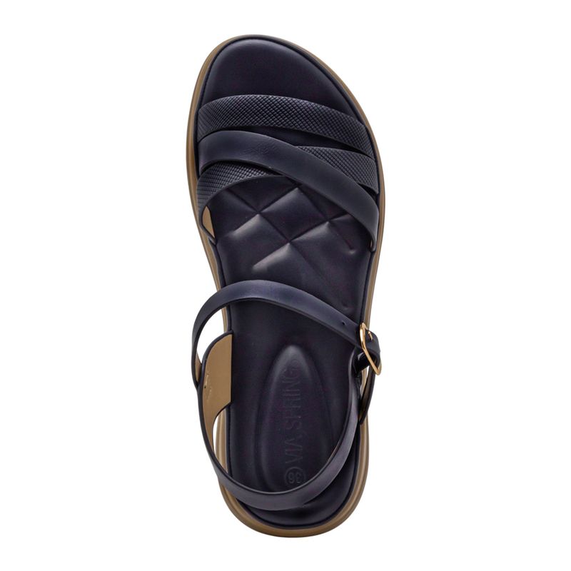 Sandalias-Con-Plataforma-Azul-Ajustables-Via-Spring-Mujer-Talla-39-4