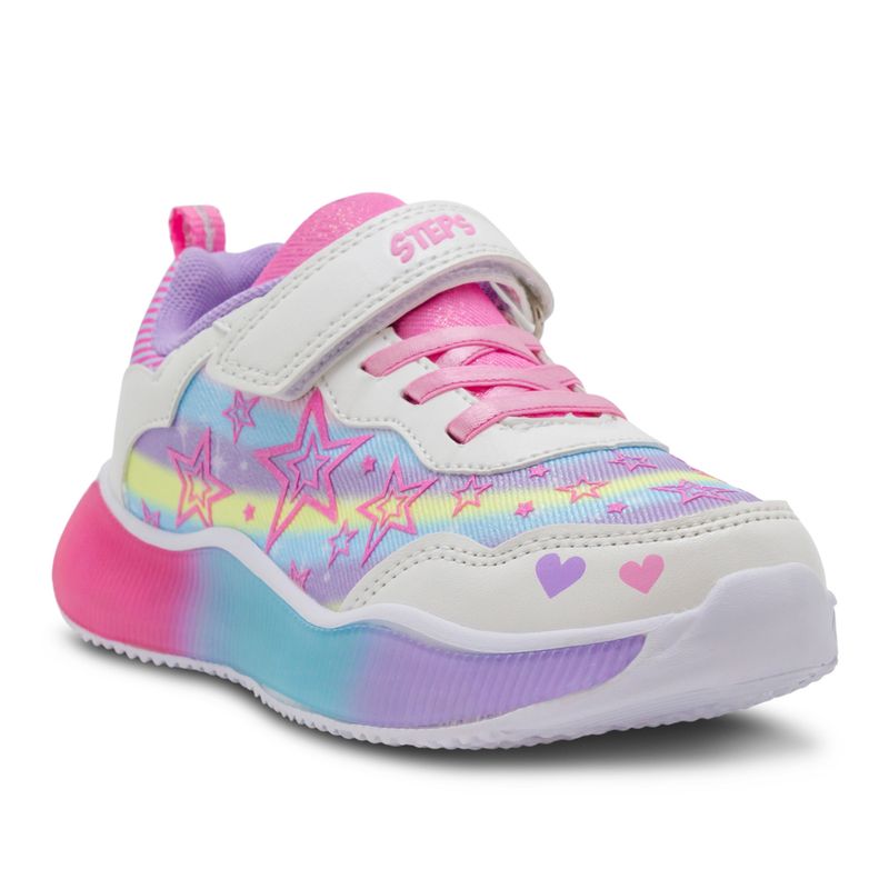 Tenis-Casuales-Multicolor-Steps-Niña-Talla-24-2