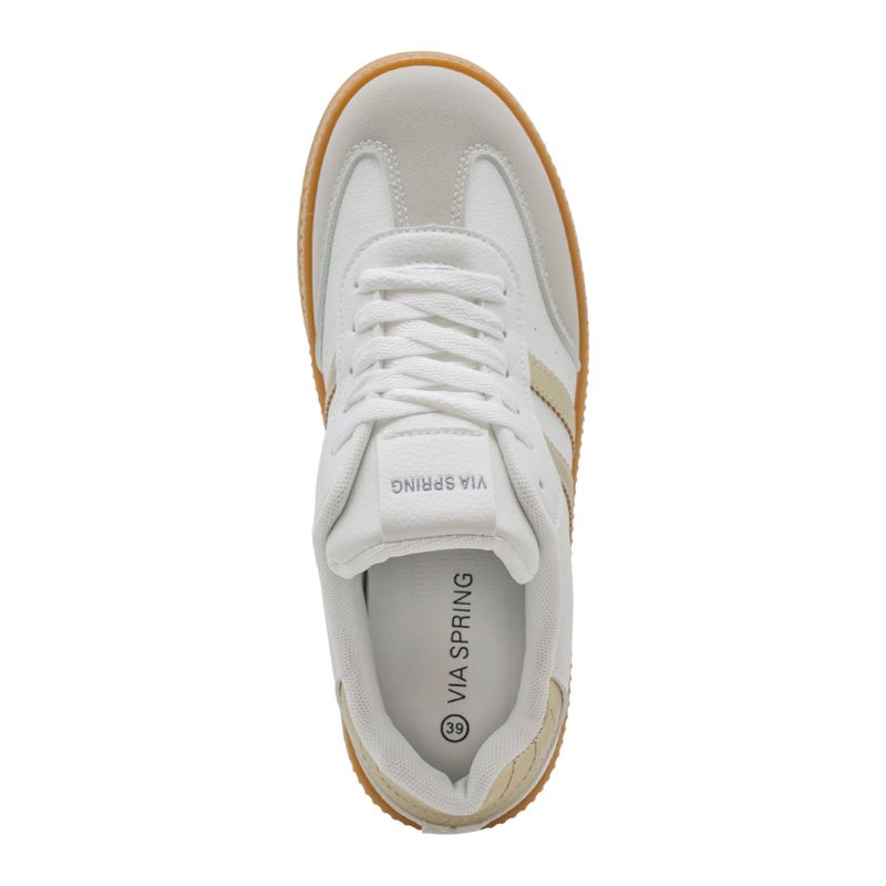 Tenis-Casuales-Blancos-Con-Suela-Naranja-Via-Spring-Mujer--Talla-35-4