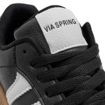 Tenis-Casuales-Negros-Con-Naranja-Mujer-Via-Spring-Talla-38-5