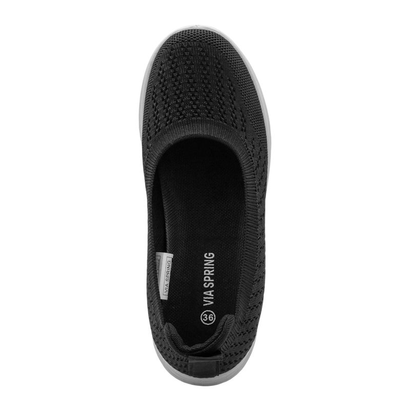 Tenis-Mocasín-Negro-Mujer-Via-Spring-Talla-38-4