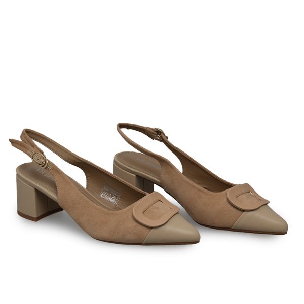 Zapato Taconmujervia Spring Beige