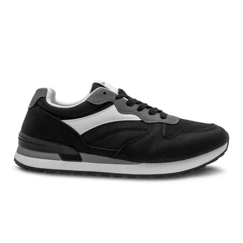 Tenis-Casuales-Negros-Breaker-Para-Hombre-Talla-39-0