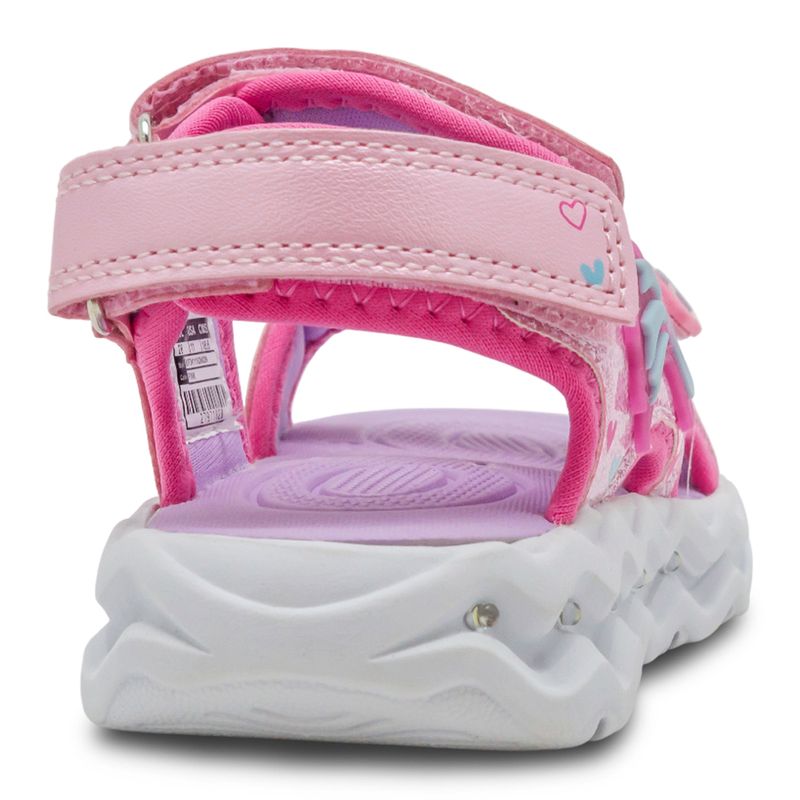 Chanclas-Con-Velcro-Niña-Rosa-Steps-Talla-27-3
