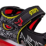 Chanclas-Con-Velcro-Niño-Negro-Steps-Talla-24-5