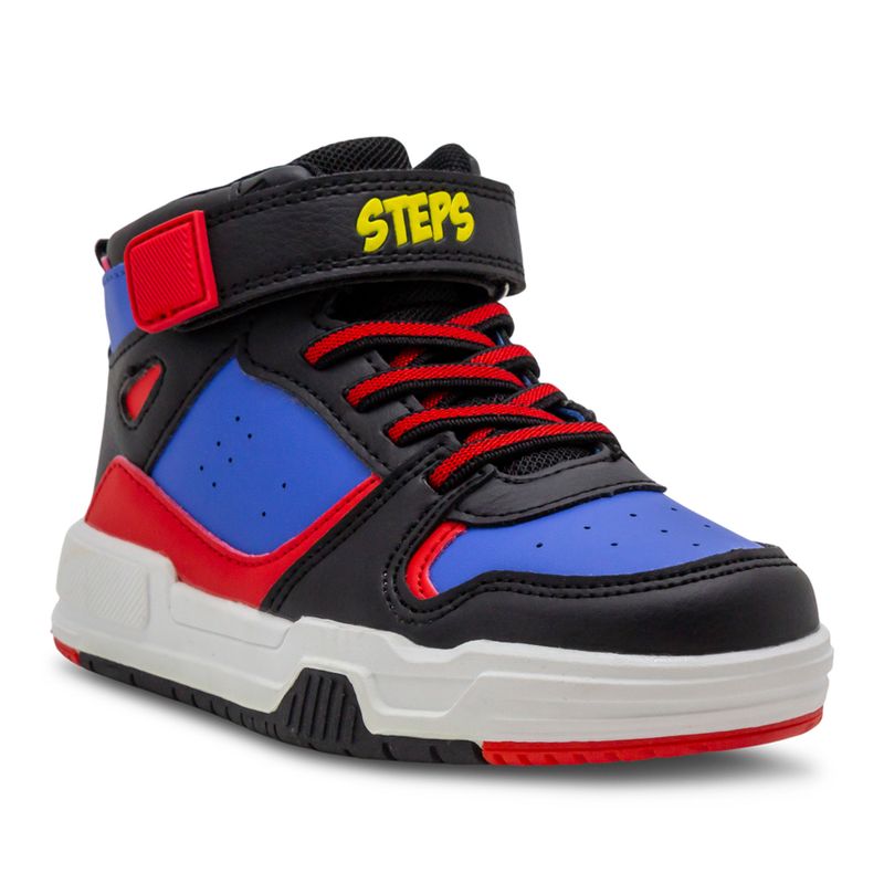 Botas-Con-Velcro-Niño-Negro-Steps-Talla-28-2