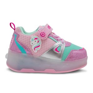 Tenis Con Patin Niña Rosa Steps