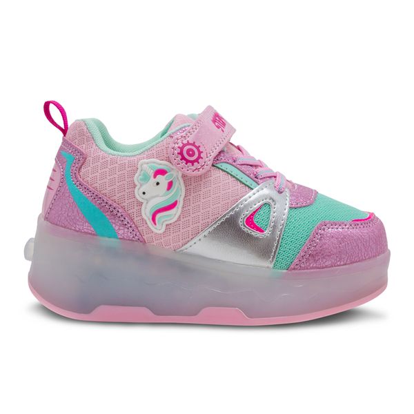 Tenis Con Patin Niña Rosa Steps