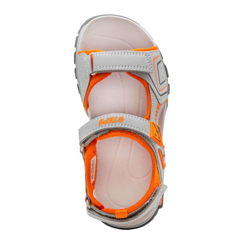 Chanclas-Con-Velcro-Niño-Gris-Steps-Talla-30-4