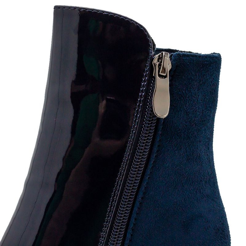 Botines-Azules-Con-Detalles-Tipo-Diamantes-Via-Spring-Mujer-Talla-37-4