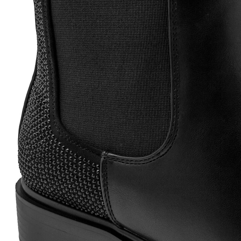 Botines-Negros-Con-Detalles-Y-Tacón-Bajo-Via-Spring--Talla-37-4