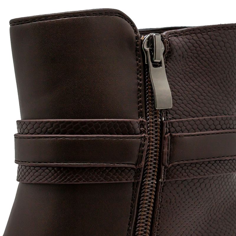 Botines-Marrón-Con-Tacón-Cuadrado-Via-Spring-Mujer-Talla-36-4