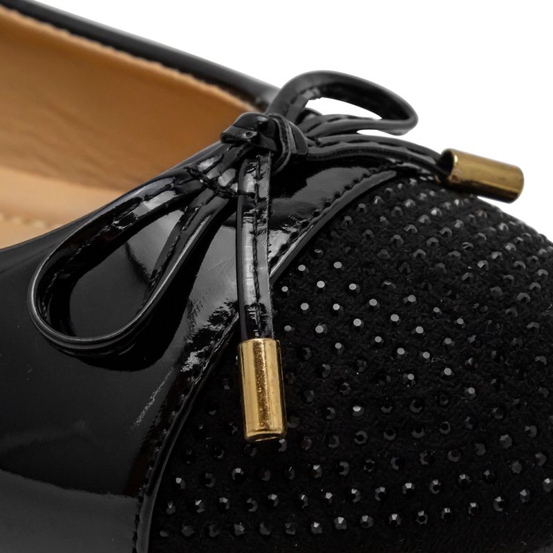 Baletas-Negras-Charol-Con-Moño-Via-Spring-Mujer-Talla-40-5