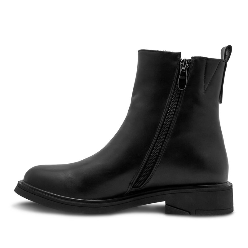 Botines-Negros-Con-Cremallera-Mujer-Via-Spring-Talla-36-1