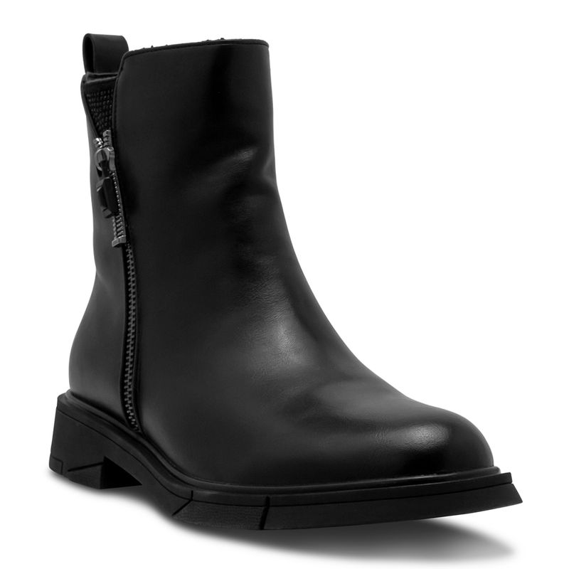 Botines-Negros-Con-Cremallera-Mujer-Via-Spring-Talla-37-2