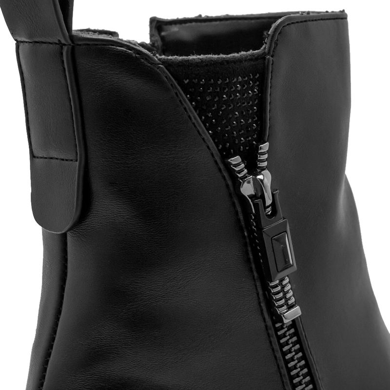 Botines-Negros-Con-Cremallera-Mujer-Via-Spring-Talla-37-5
