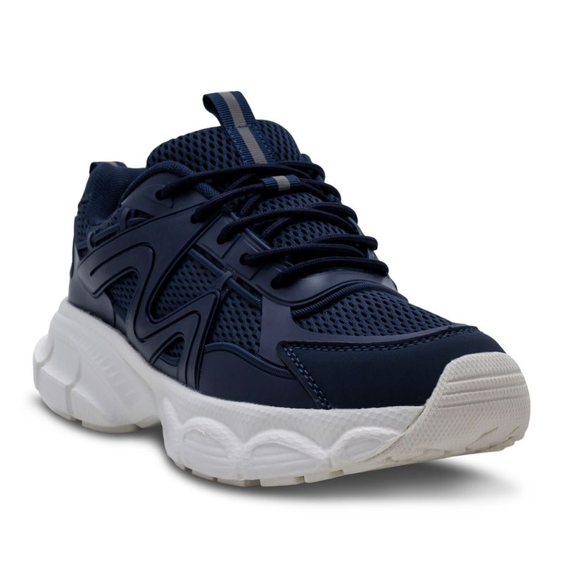 Tenis-Con-Plataforma-Deportivos-Azules-Mujer-Via-Spring-Talla-37-2