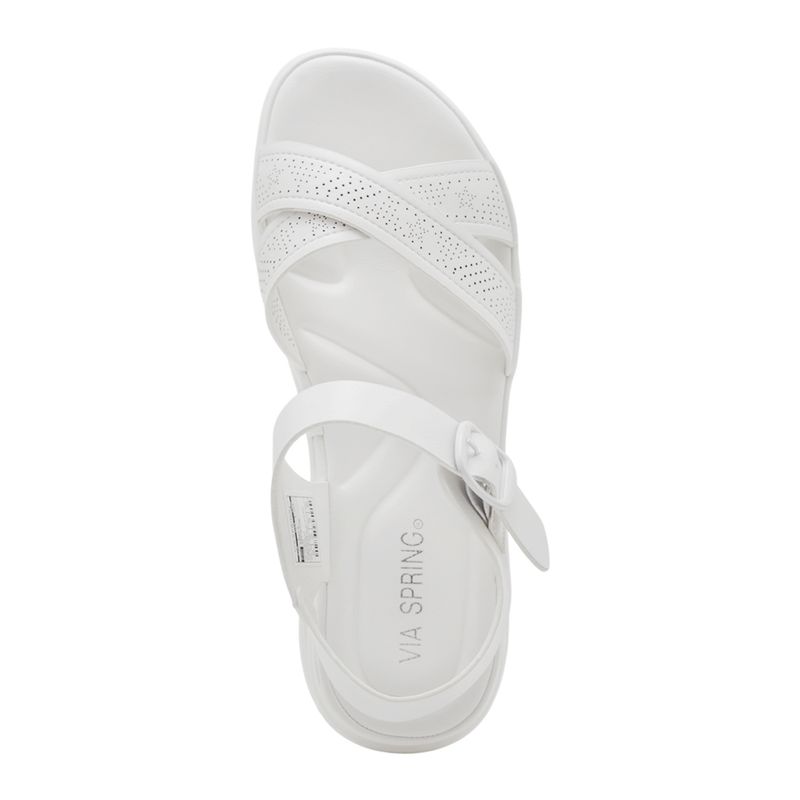 Sandalias-Blancas-Mujer-Con-Cámara-De-Aire-Via-Spring-Talla-39-4
