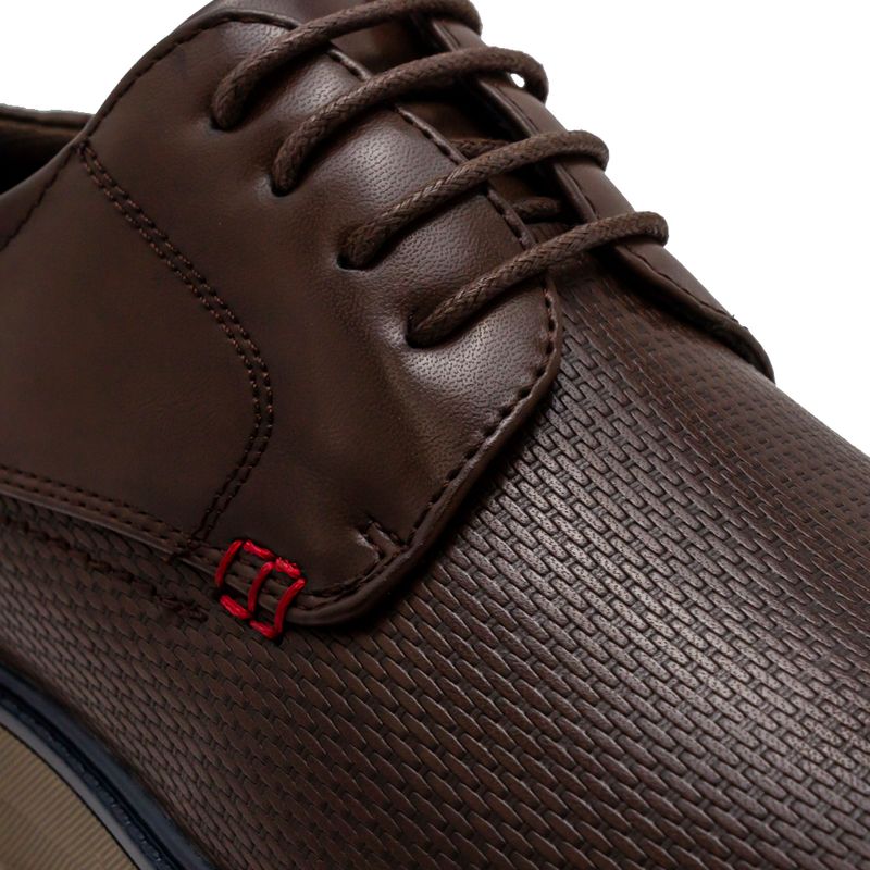Zapatos-Casuales-Café-Con-Cordones-Hombre-Breaker-Talla-41-5