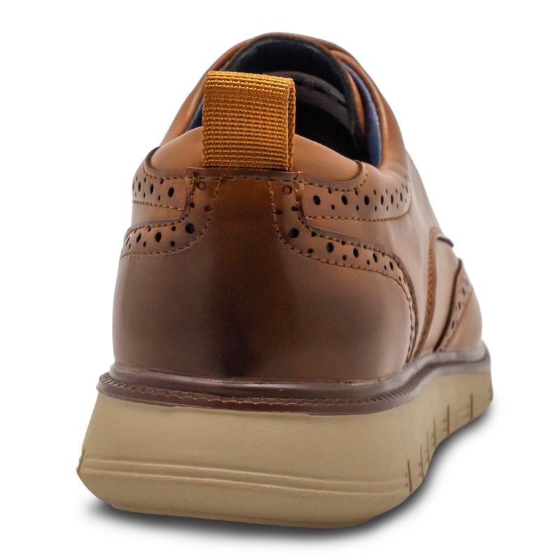 Zapatos-Casuales-Marrón-Claro-Con-Cordones-Hombre-Breaker-Talla-40-3